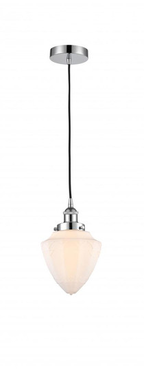 Bullet - 1 Light - 7 inch - Polished Chrome - Cord hung - Mini Pendant (3442|616-1PH-PC-G661-7)