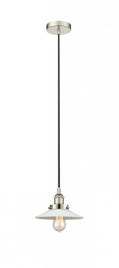 Halophane - 1 Light - 9 inch - Polished Nickel - Cord hung - Mini Pendant (3442|616-1PH-PN-G1)