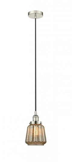 Chatham - 1 Light - 7 inch - Polished Nickel - Cord hung - Mini Pendant (3442|616-1PH-PN-G146)