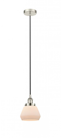 Fulton - 1 Light - 7 inch - Polished Nickel - Cord hung - Mini Pendant (3442|616-1PH-PN-G171-LED)