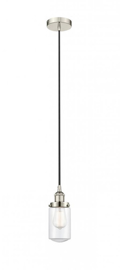 Dover - 1 Light - 5 inch - Polished Nickel - Cord hung - Mini Pendant (3442|616-1PH-PN-G312-LED)
