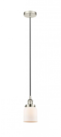 Bell - 1 Light - 5 inch - Polished Nickel - Cord hung - Mini Pendant (3442|616-1PH-PN-G51)