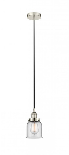 Bell - 1 Light - 5 inch - Polished Nickel - Cord hung - Mini Pendant (3442|616-1PH-PN-G52-LED)