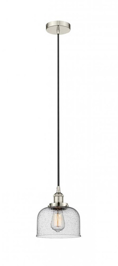 Bell - 1 Light - 8 inch - Polished Nickel - Cord hung - Mini Pendant (3442|616-1PH-PN-G74-LED)