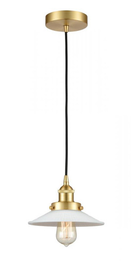 Halophane - 1 Light - 9 inch - Satin Gold - Cord hung - Mini Pendant (3442|616-1PH-SG-G1)