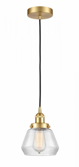 Fulton - 1 Light - 7 inch - Satin Gold - Cord hung - Mini Pendant (3442|616-1PH-SG-G172)