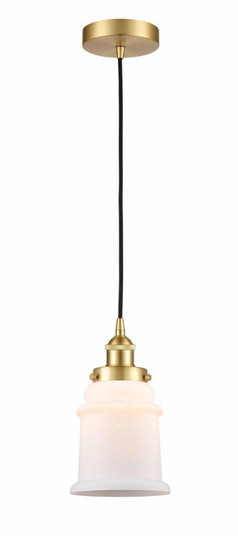 Canton - 1 Light - 6 inch - Satin Gold - Cord hung - Mini Pendant (3442|616-1PH-SG-G181)