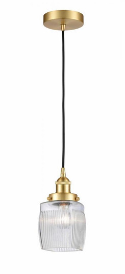 Colton - 1 Light - 6 inch - Satin Gold - Cord hung - Mini Pendant (3442|616-1PH-SG-G302)