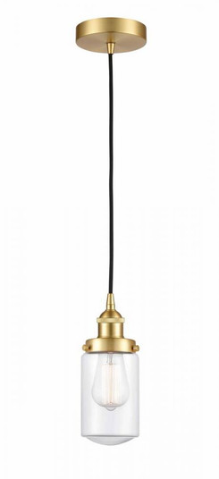 Dover - 1 Light - 5 inch - Satin Gold - Cord hung - Mini Pendant (3442|616-1PH-SG-G312)