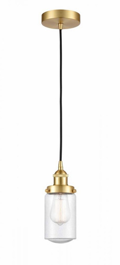 Dover - 1 Light - 5 inch - Satin Gold - Cord hung - Mini Pendant (3442|616-1PH-SG-G314)