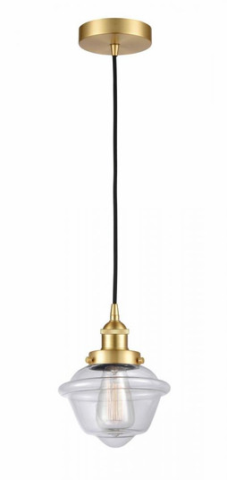 Oxford - 1 Light - 7 inch - Satin Gold - Cord hung - Mini Pendant (3442|616-1PH-SG-G532-LED)
