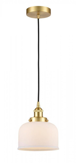 Bell - 1 Light - 8 inch - Satin Gold - Cord hung - Mini Pendant (3442|616-1PH-SG-G71)