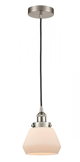 Fulton - 1 Light - 7 inch - Brushed Satin Nickel - Cord hung - Mini Pendant (3442|616-1PH-SN-G171-LED)