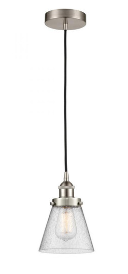 Cone - 1 Light - 6 inch - Brushed Satin Nickel - Cord hung - Mini Pendant (3442|616-1PH-SN-G64)
