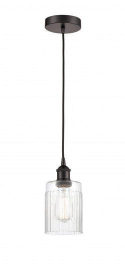 Hadley - 1 Light - 5 inch - Oil Rubbed Bronze - Cord hung - Mini Pendant (3442|616-1P-OB-G342)
