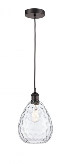 Waverly - 1 Light - 8 inch - Oil Rubbed Bronze - Cord hung - Mini Pendant (3442|616-1P-OB-G372)