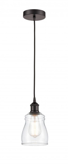 Ellery - 1 Light - 5 inch - Oil Rubbed Bronze - Cord hung - Mini Pendant (3442|616-1P-OB-G392-LED)