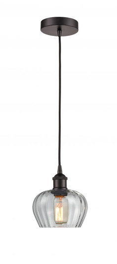 Fenton - 1 Light - 7 inch - Oil Rubbed Bronze - Cord hung - Mini Pendant (3442|616-1P-OB-G92)