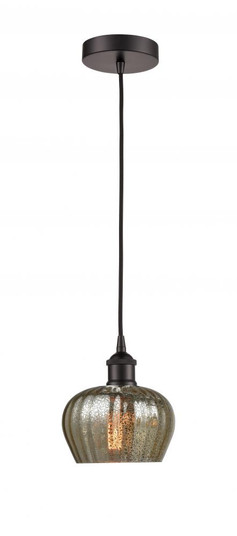 Fenton - 1 Light - 7 inch - Oil Rubbed Bronze - Cord hung - Mini Pendant (3442|616-1P-OB-G96-LED)