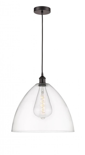 Bristol - 1 Light - 16 inch - Oil Rubbed Bronze - Cord hung - Pendant (3442|616-1P-OB-GBD-162)