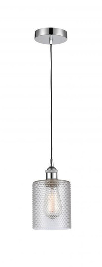Cobbleskill - 1 Light - 5 inch - Polished Chrome - Cord hung - Mini Pendant (3442|616-1P-PC-G112-LED)