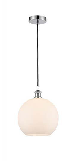 Athens - 1 Light - 10 inch - Polished Chrome - Cord hung - Mini Pendant (3442|616-1P-PC-G121-10)