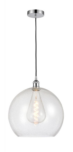 Athens - 1 Light - 14 inch - Polished Chrome - Cord hung - Pendant (3442|616-1P-PC-G124-14)
