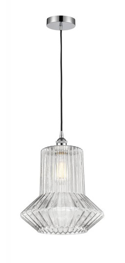 Springwater - 1 Light - 12 inch - Polished Chrome - Cord hung - Mini Pendant (3442|616-1P-PC-G212-LED)