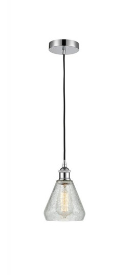 Conesus - 1 Light - 6 inch - Polished Chrome - Cord hung - Mini Pendant (3442|616-1P-PC-G275)