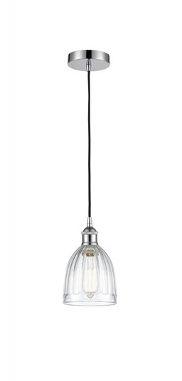 Brookfield - 1 Light - 6 inch - Polished Chrome - Cord hung - Mini Pendant (3442|616-1P-PC-G442-LED)