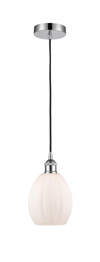 Eaton - 1 Light - 6 inch - Polished Chrome - Cord hung - Mini Pendant (3442|616-1P-PC-G81)
