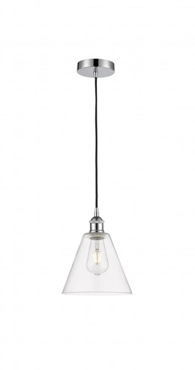 Berkshire - 1 Light - 8 inch - Polished Chrome - Cord hung - Mini Pendant (3442|616-1P-PC-GBC-82)