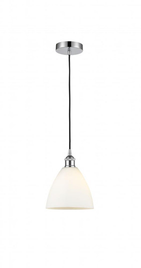 Bristol - 1 Light - 8 inch - Polished Chrome - Cord hung - Mini Pendant (3442|616-1P-PC-GBD-751)