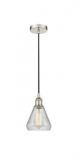 Conesus - 1 Light - 6 inch - Polished Nickel - Cord hung - Mini Pendant (3442|616-1P-PN-G275-LED)