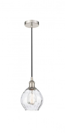 Waverly - 1 Light - 6 inch - Polished Nickel - Cord hung - Mini Pendant (3442|616-1P-PN-G362)
