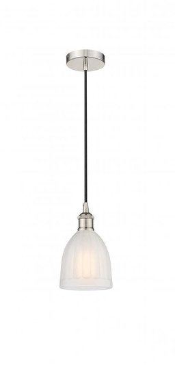 Brookfield - 1 Light - 6 inch - Polished Nickel - Cord hung - Mini Pendant (3442|616-1P-PN-G441-LED)