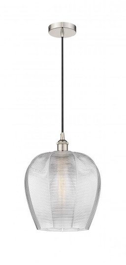 Norfolk - 1 Light - 12 inch - Polished Nickel - Cord hung - Mini Pendant (3442|616-1P-PN-G462-12)