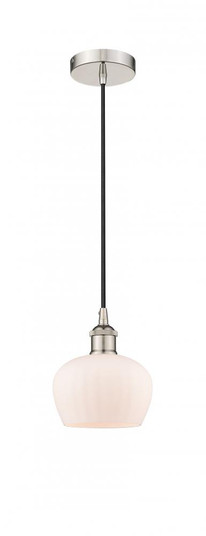 Fenton - 1 Light - 7 inch - Polished Nickel - Cord hung - Mini Pendant (3442|616-1P-PN-G91-LED)