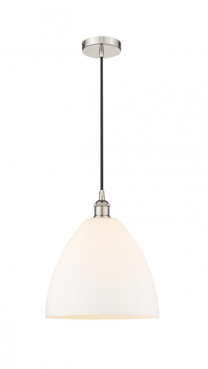 Bristol - 1 Light - 12 inch - Polished Nickel - Cord hung - Mini Pendant (3442|616-1P-PN-GBD-121)