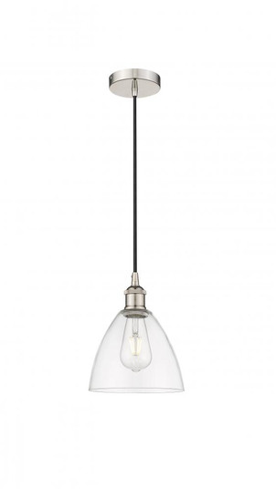 Bristol - 1 Light - 8 inch - Polished Nickel - Cord hung - Mini Pendant (3442|616-1P-PN-GBD-752)
