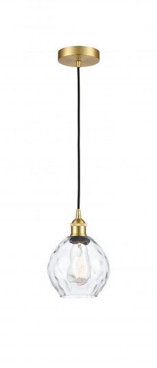 Waverly - 1 Light - 6 inch - Satin Gold - Cord hung - Mini Pendant (3442|616-1P-SG-G362)