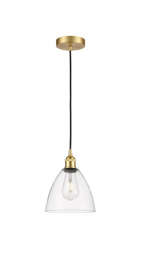 Bristol - 1 Light - 8 inch - Satin Gold - Cord hung - Mini Pendant (3442|616-1P-SG-GBD-752)