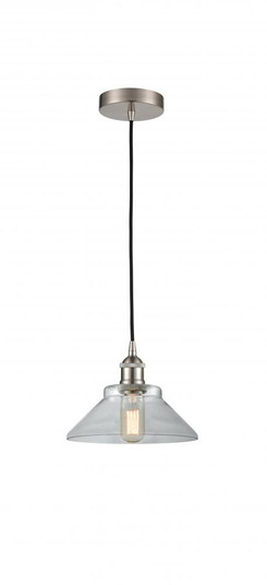 Orwell - 1 Light - 8 inch - Brushed Satin Nickel - Cord hung - Mini Pendant (3442|616-1P-SN-G132)