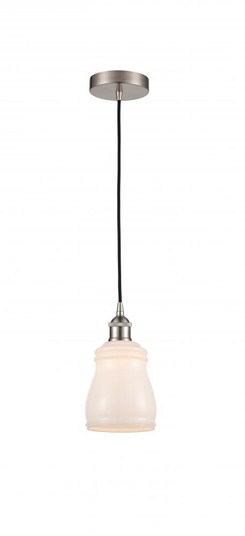 Ellery - 1 Light - 5 inch - Brushed Satin Nickel - Cord hung - Mini Pendant (3442|616-1P-SN-G391-LED)