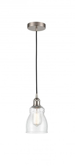 Ellery - 1 Light - 5 inch - Brushed Satin Nickel - Cord hung - Mini Pendant (3442|616-1P-SN-G394)