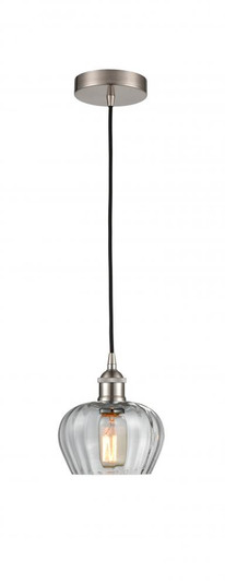 Fenton - 1 Light - 7 inch - Brushed Satin Nickel - Cord hung - Mini Pendant (3442|616-1P-SN-G92)