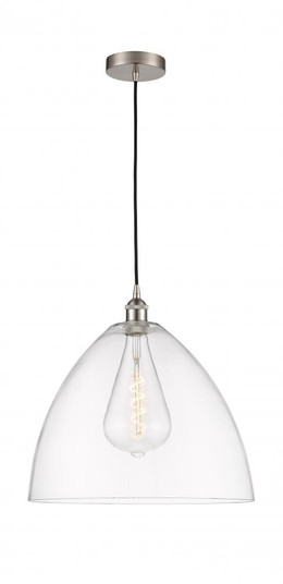 Bristol - 1 Light - 16 inch - Brushed Satin Nickel - Cord hung - Pendant (3442|616-1P-SN-GBD-162)