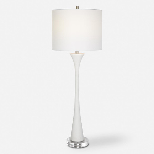 Uttermost Fountain White Marble Buffet Lamp (85|30040)