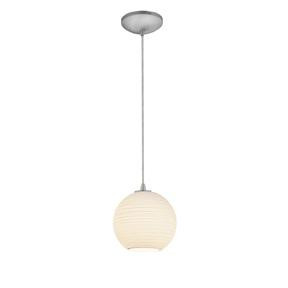 Pendant (7|28085-1C-BS/WHTLN)