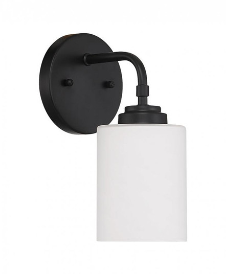 Stowe 1 Light Wall Sconce in Flat Black (20|56001-FB)